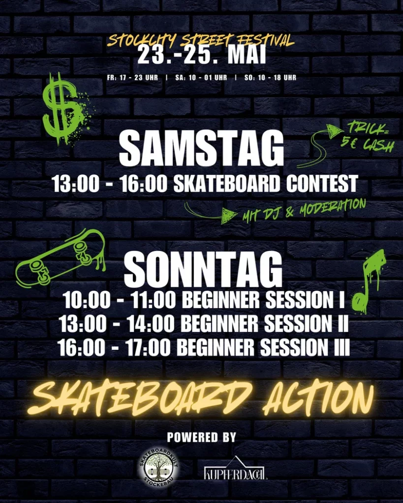 Stockcity Street Festival Flyer